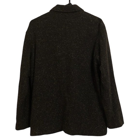 Liz Claiborne Wool Blend Tweed Button-Down Jacket - Picture 2 of 7